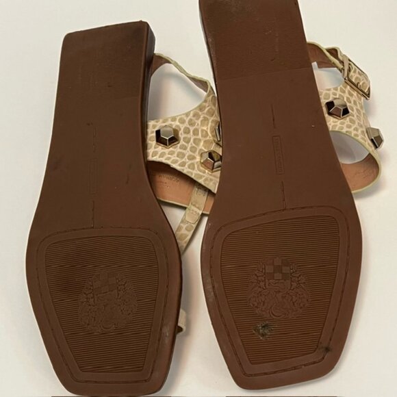 Designer Vince Camuto Dailette Womens Sandals Taupe Size 8.5M - Picture 9 of 9